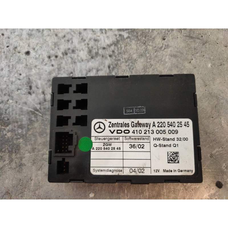 Recambio de modulo electronico para mercedes-benz clase s (w220) berlina 320 cdi (220.025) referencia OEM IAM 410213005009 A2205