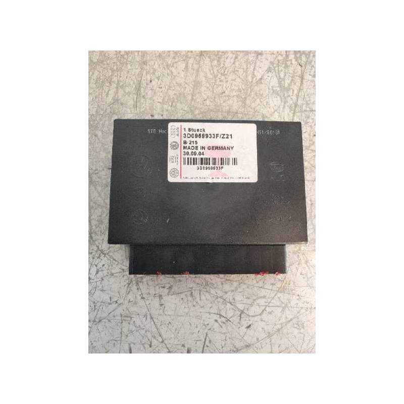Recambio de modulo electronico para volkswagen phaeton (3d2/3d8) v6 (4 asientos) referencia OEM IAM 3D0959933F  