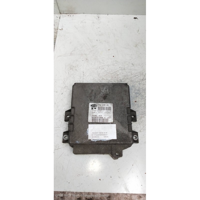 Recambio de centralita motor uce para peugeot 206 berlina x-line refri referencia OEM IAM IAW1AP81 9636727080 16301464