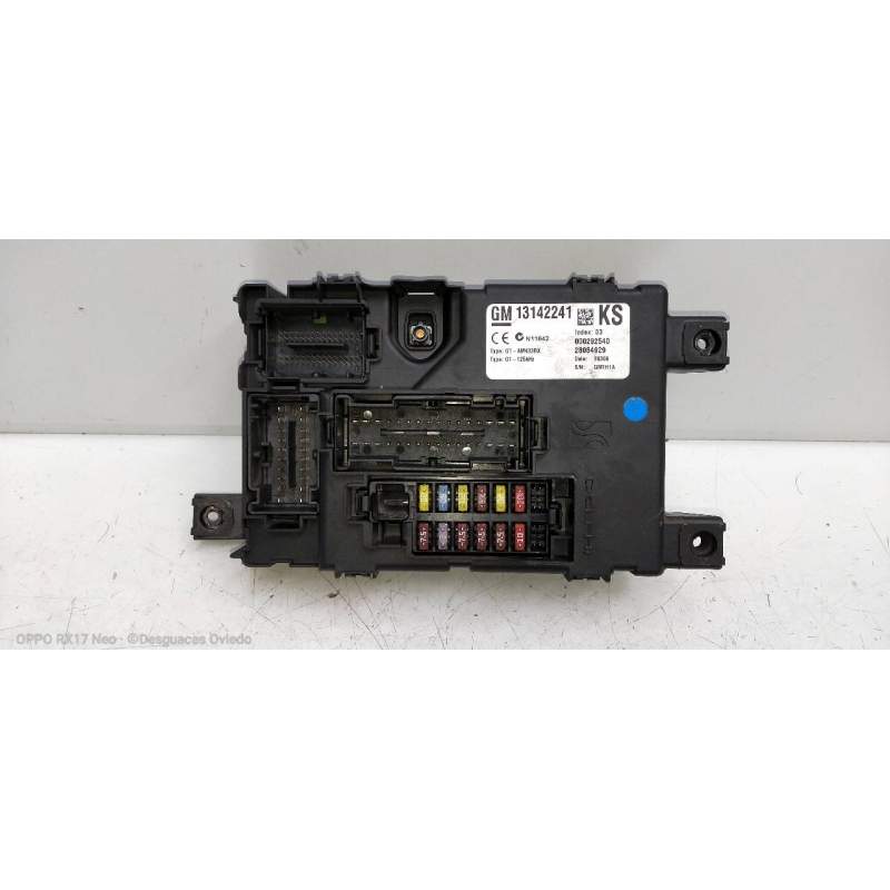 Recambio de caja reles / fusibles para opel corsa d cmon referencia OEM IAM 13142241 28084929 2006