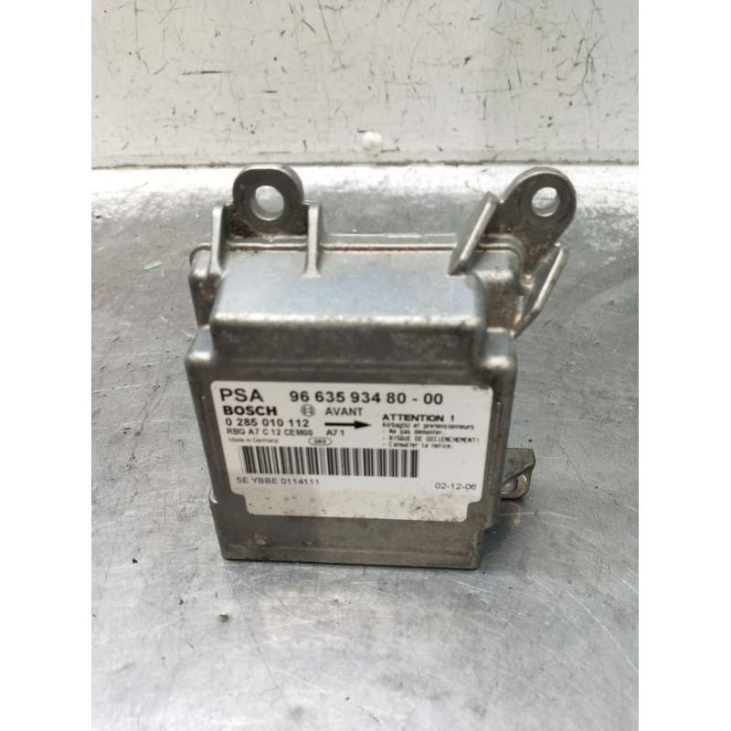 Recambio de centralita airbag para peugeot 207/207+ (wa_, wc_) 1.4 16v referencia OEM IAM 0285010112 966359348000 2006