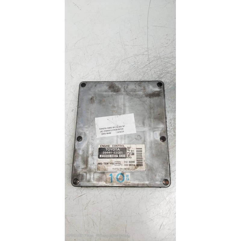 Recambio de centralita motor uce para toyota yaris (ncp1/nlp1/scp1) 1.3 linea luna referencia OEM IAM 8966152081 2110005991 