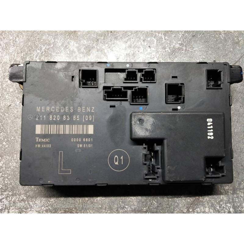 Recambio de modulo electronico para mercedes-benz clase e (w211) berlina e 320 cdi (211.026) referencia OEM IAM 2118208385 00006