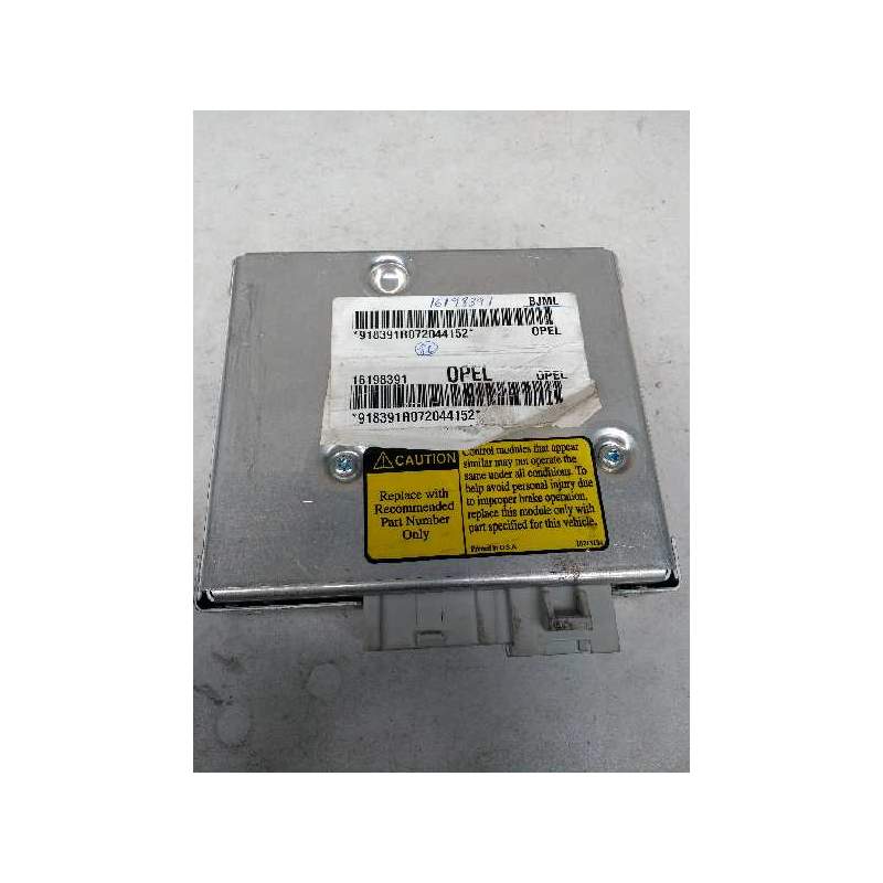 Recambio de centralita abs para opel sintra 2.2 16v cat (x 22 xe) referencia OEM IAM 16198391 BJML 