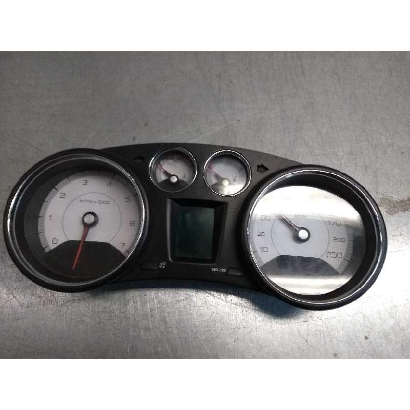Recambio de cuadro instrumentos para peugeot 308 1.6 16v referencia OEM IAM 9665107580 503001555109 2007