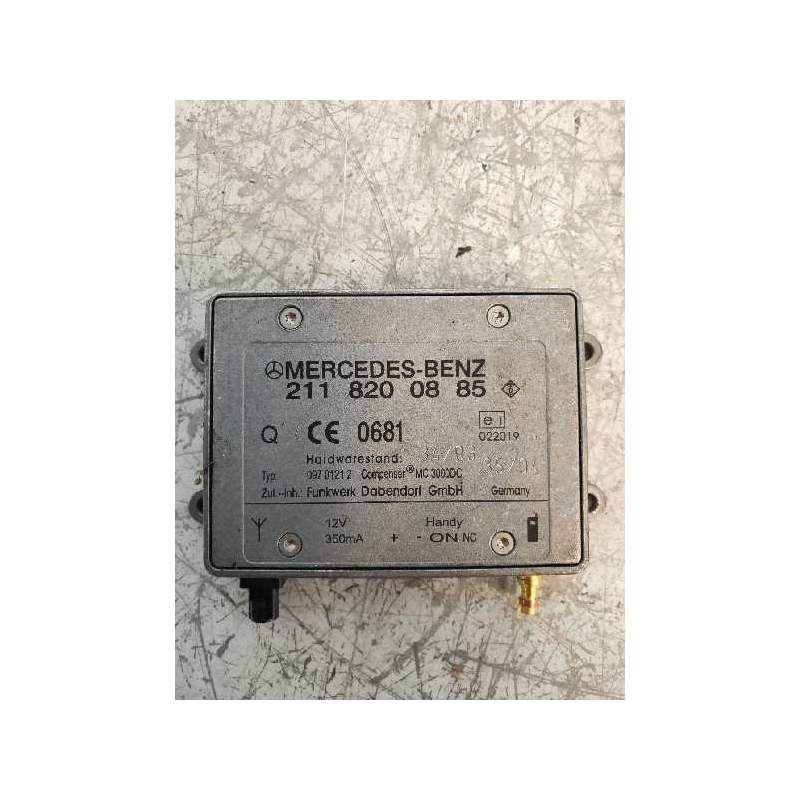 Recambio de modulo electronico para mercedes-benz clase clk (w209) coupe 270 cdi (209.316) referencia OEM IAM 2118200885  