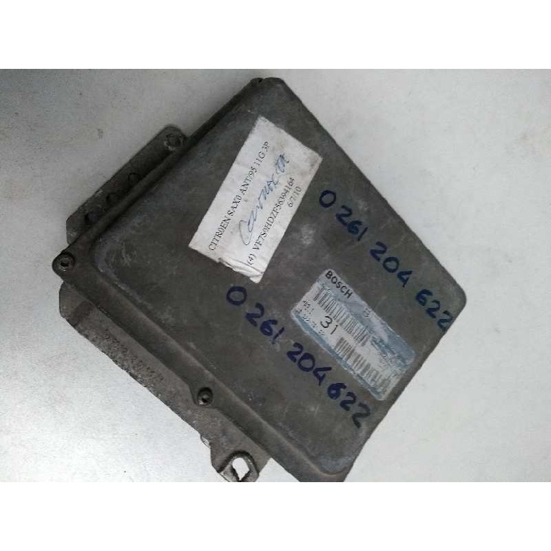 Recambio de centralita motor uce para citroen saxo 1.1 referencia OEM IAM 0261204622 9630278180 31