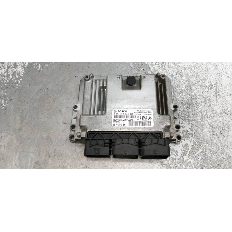 Recambio de centralita motor uce para citroen c3 exclusive referencia OEM IAM 0281015849 9674254080 9666729680