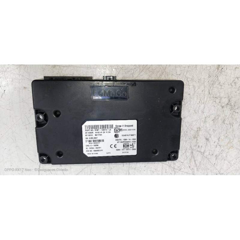 Recambio de modulo electronico para ford fiesta (ccn) trend referencia OEM IAM D1BT14D212LA  2012