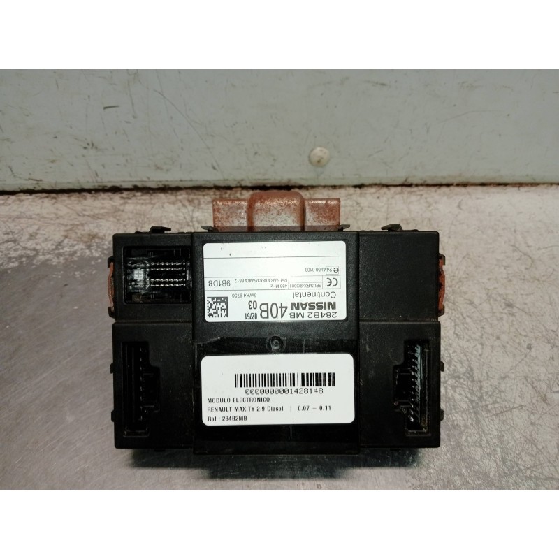 Recambio de modulo electronico para renault maxity 2.9 diesel referencia OEM IAM 284B2MB 5WK49756 