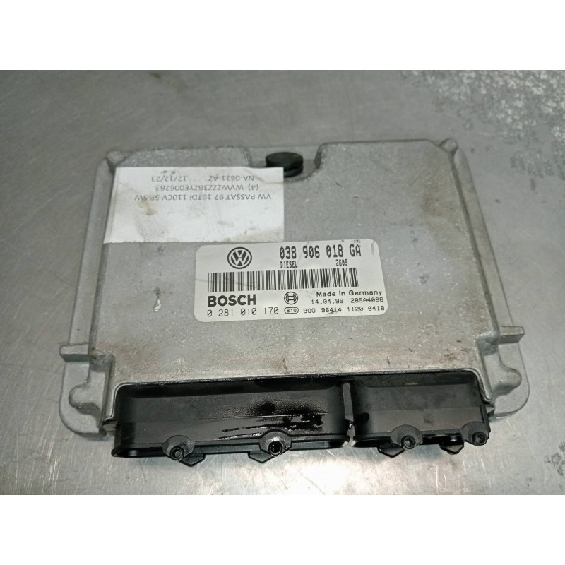 Recambio de centralita motor uce para volkswagen passat variant (3b5) 1.9 tdi referencia OEM IAM 0281010170 038906018GA 28SA4066