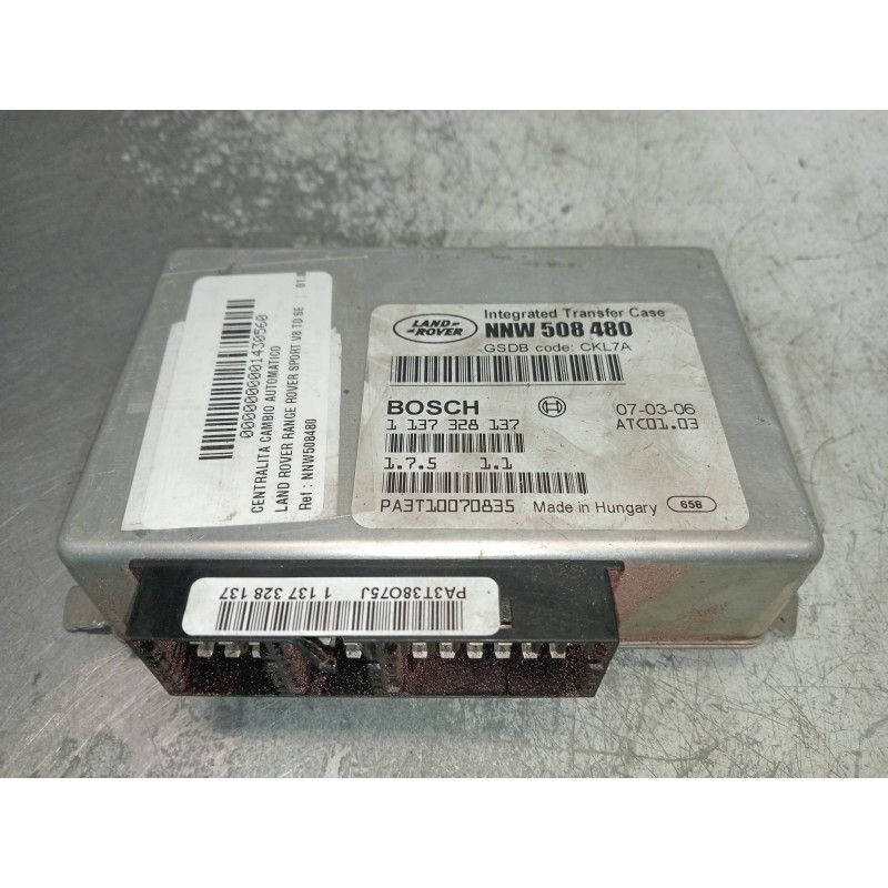 Recambio de centralita cambio automatico para land rover range rover sport v8 td se referencia OEM IAM NNW508480 1137328137 