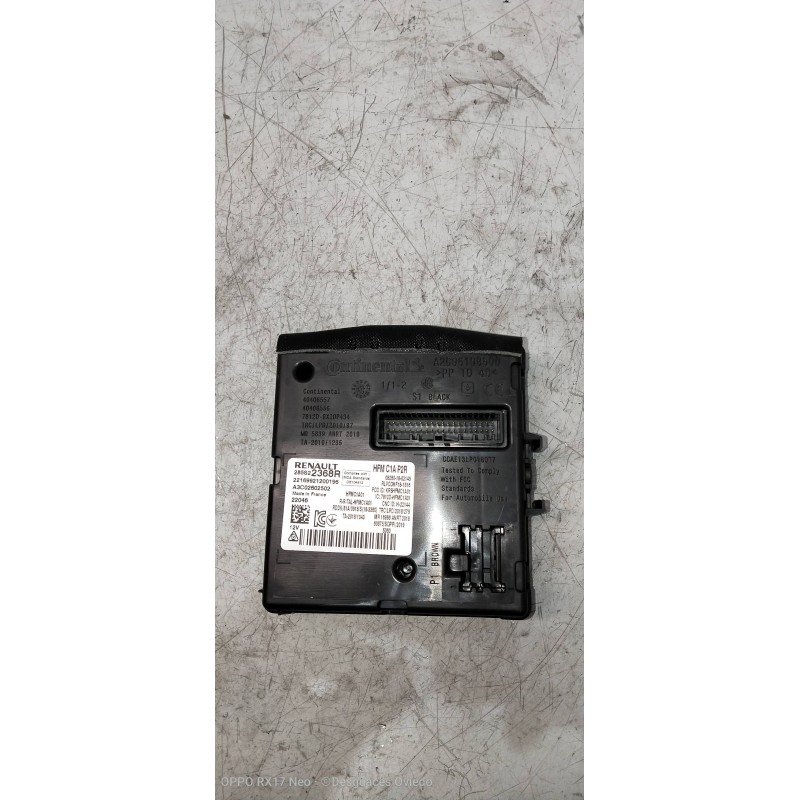 Recambio de modulo electronico para renault zoe referencia OEM IAM 285S22368R A3C02602502 