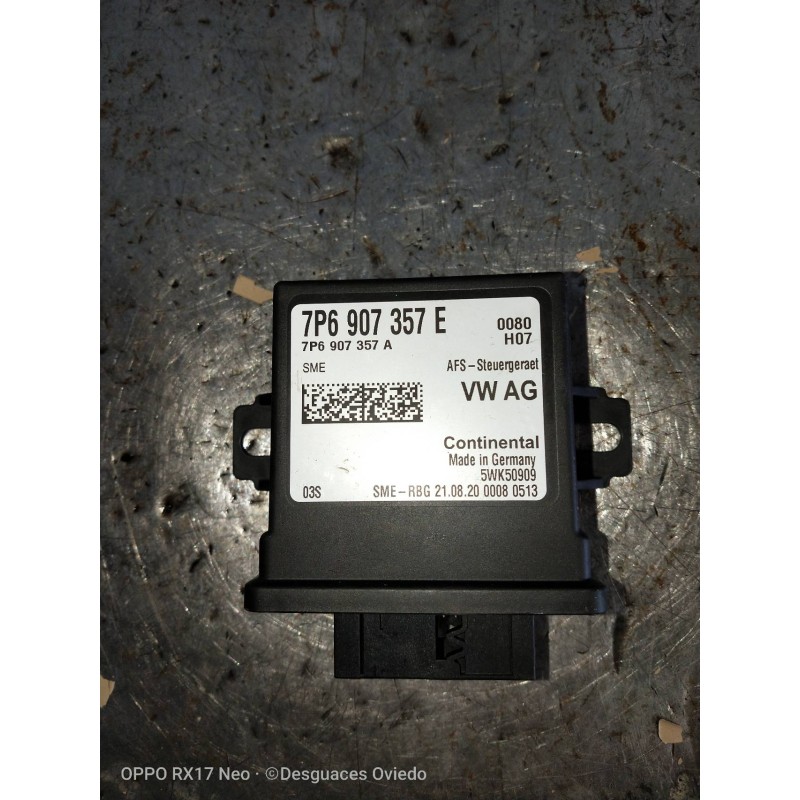 Recambio de modulo electronico para volkswagen t-cross advance referencia OEM IAM 7P6907357E 5WK50909 