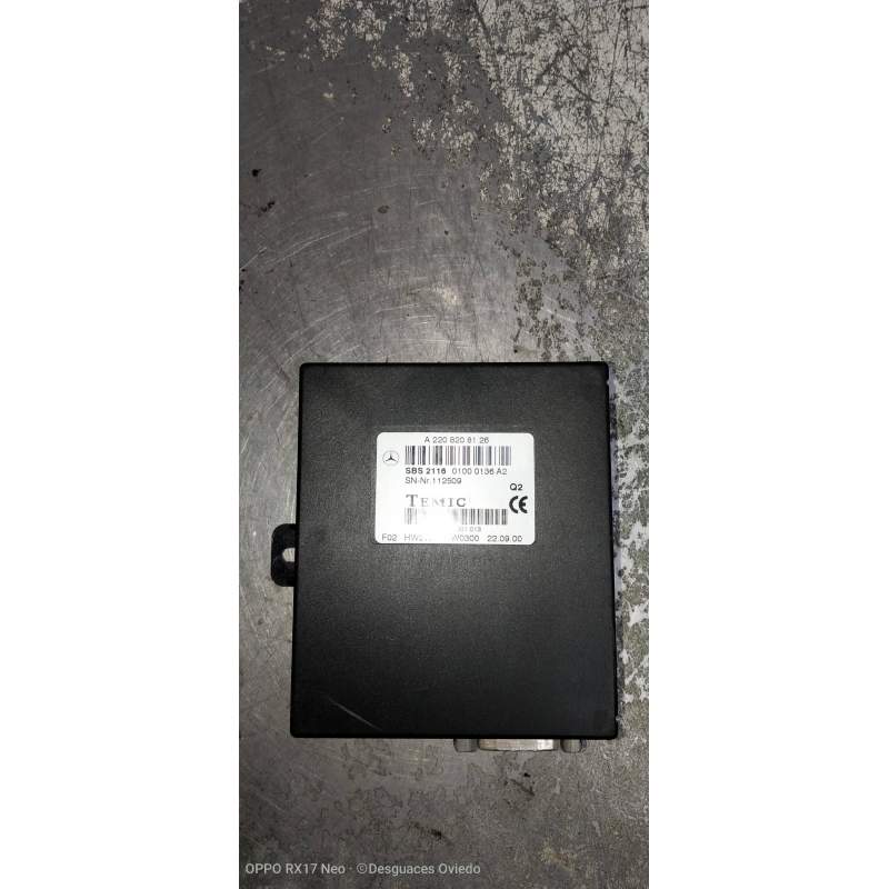 Recambio de modulo electronico para mercedes-benz clase cl (w215) coupe 500 (215.375) referencia OEM IAM A2208208126  