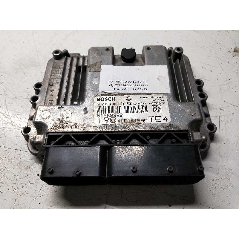 Recambio de centralita motor uce para fiat bravo (198) 1.6 jtdm 16v cat referencia OEM IAM 0281016201 51852328 1984EE161BAMTE4