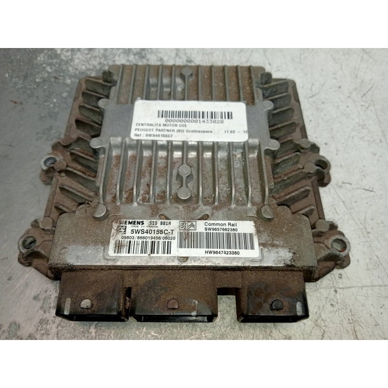 Recambio de centralita motor uce para peugeot partner (s2) combiespace referencia OEM IAM 5WS40155CT SW96576562380 