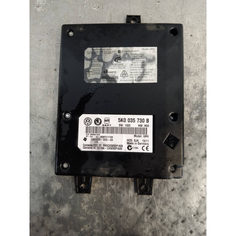 Recambio de modulo electronico para volkswagen golf vi (5k1) advance referencia OEM IAM 100022400303 5K0035730B 