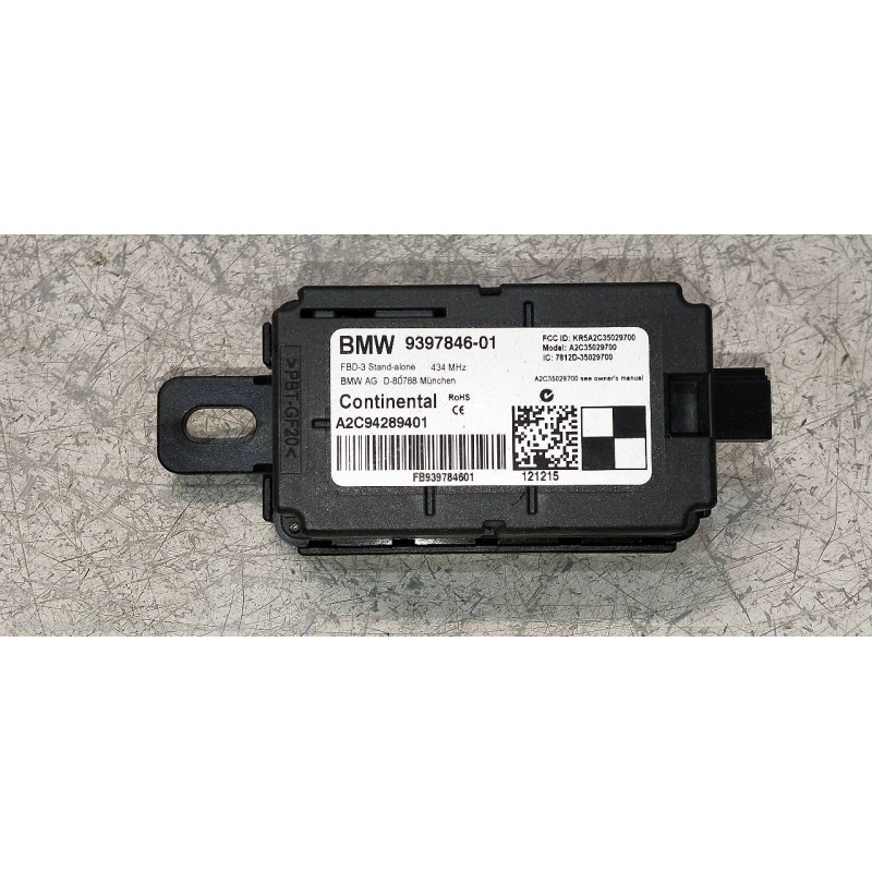 Recambio de modulo electronico para bmw serie x1 (f48) sdrive18d referencia OEM IAM 939784601 A2C94289401 