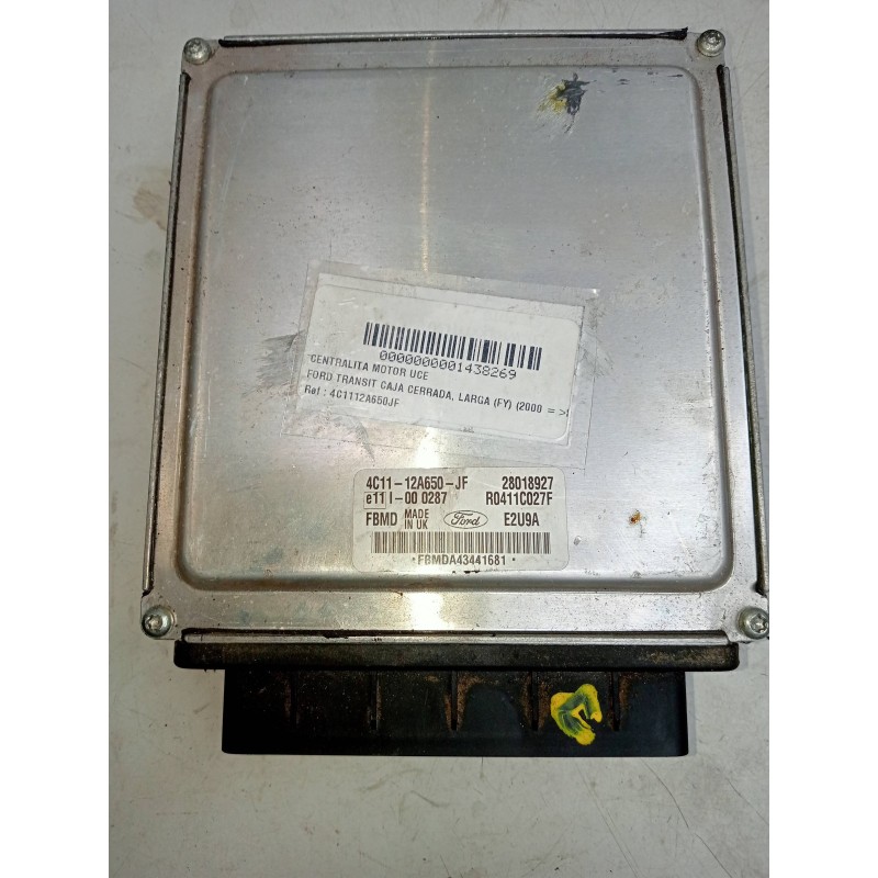 Recambio de centralita motor uce para ford transit caja cerrada, larga (fy) (2000 =>) 2.4 tdci referencia OEM IAM 4C1112A650JF 2