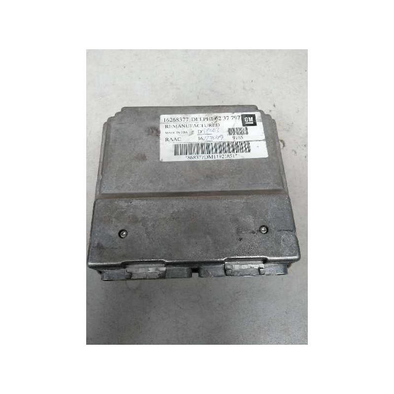 Recambio de centralita motor uce para opel astra g berlina 1.6 referencia OEM IAM 16268377 6237797 