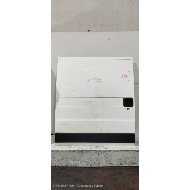 Recambio de puerta lateral corredera derecha para fiat ducato caja cerrada 11 (desde 03.02) 2.0 jtd  batalla 2850 mm referencia 