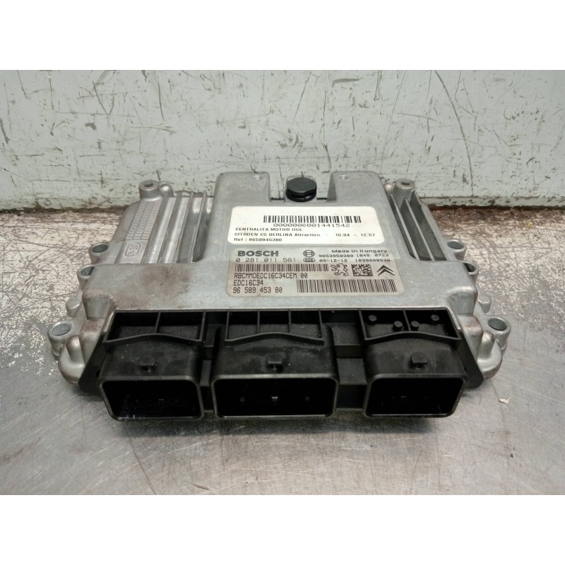 Recambio de centralita motor uce para citroen c5 berlina attraction referencia OEM IAM 9658945380 0281011561 1039S08536