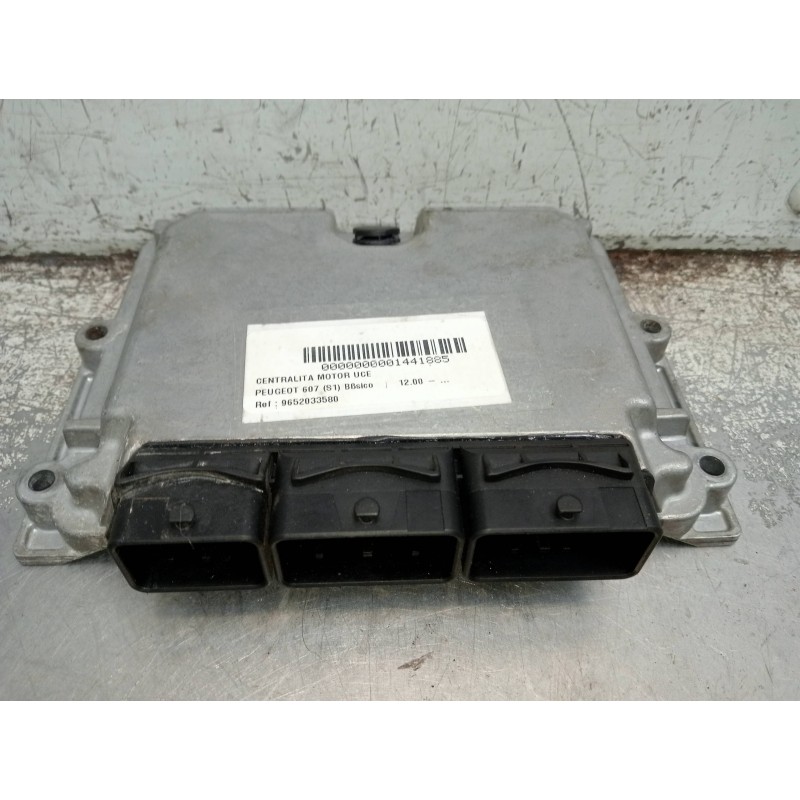 Recambio de centralita motor uce para peugeot 607 (s1) básico referencia OEM IAM 9652033580 0261206742 1039S02889