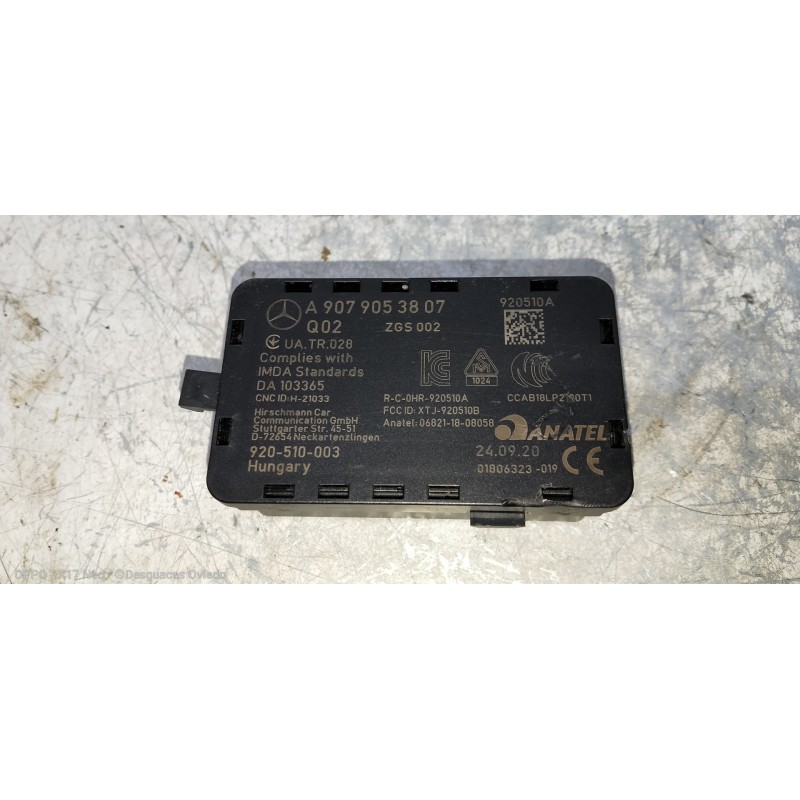 Recambio de modulo electronico para mercedes sprinter iii furgón fwd 2.1 cdi cat referencia OEM IAM A9079053807  