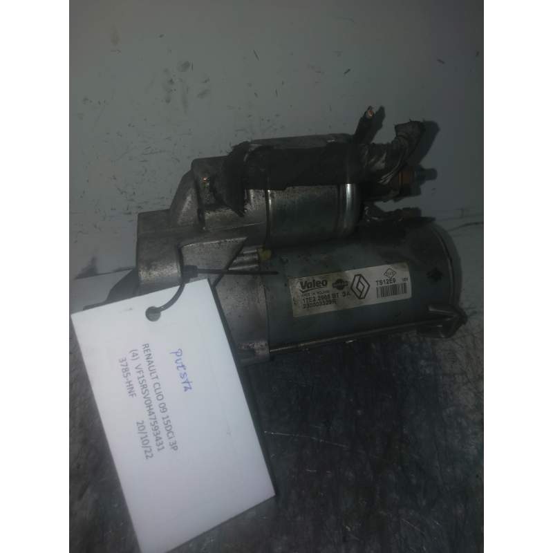 Recambio de motor arranque para renault clio iii authentique referencia OEM IAM 233003329R 15DCI 2009