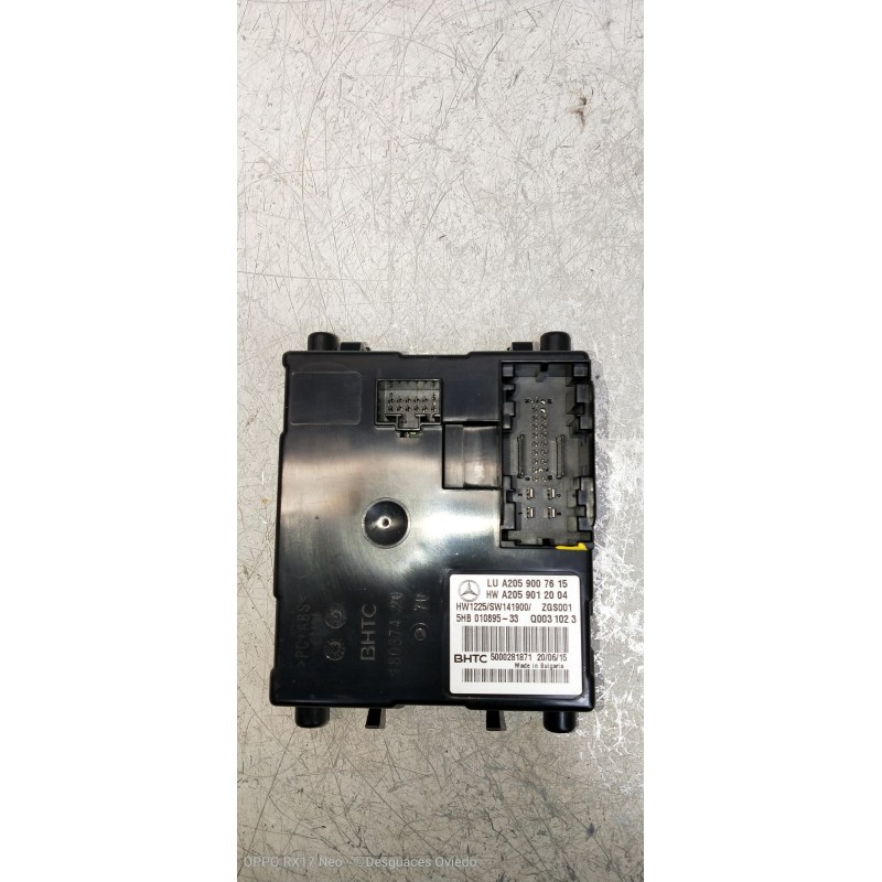 Recambio de modulo electronico para mercedes clase c (w205) lim. 2.1 cdi cat referencia OEM IAM A2059007615 A2059012004 5HB01089