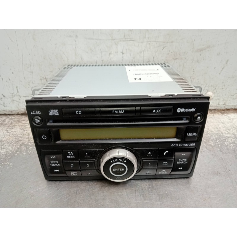 Recambio de sistema audio / radio cd para nissan qashqai (j10) acenta referencia OEM IAM 28184JD45A  