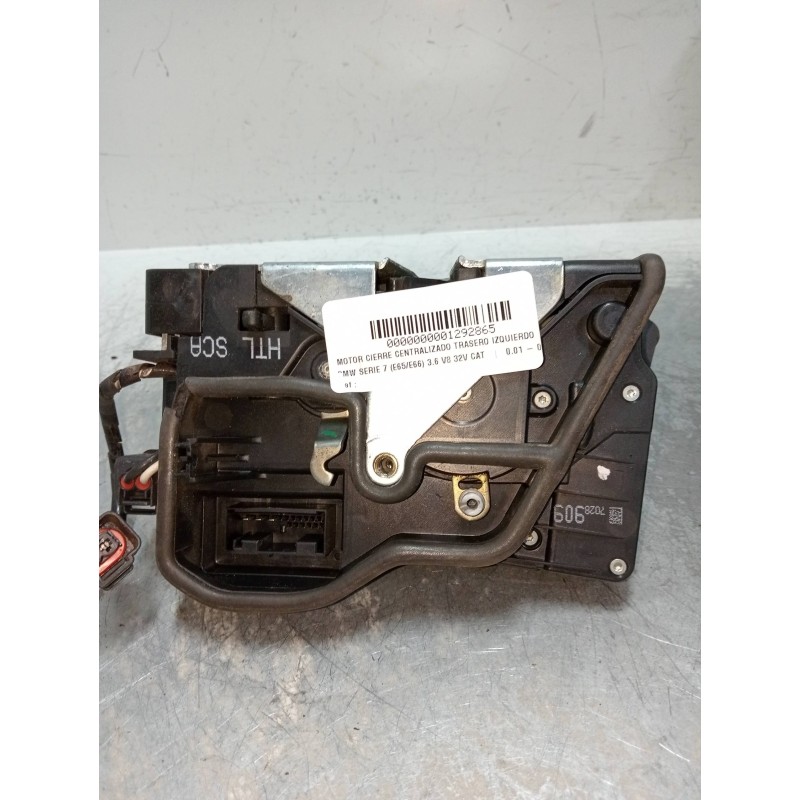 Recambio de motor cierre centralizado trasero izquierdo para bmw serie 7 (e65/e66) 3.6 v8 32v cat referencia OEM IAM 7028909  4P