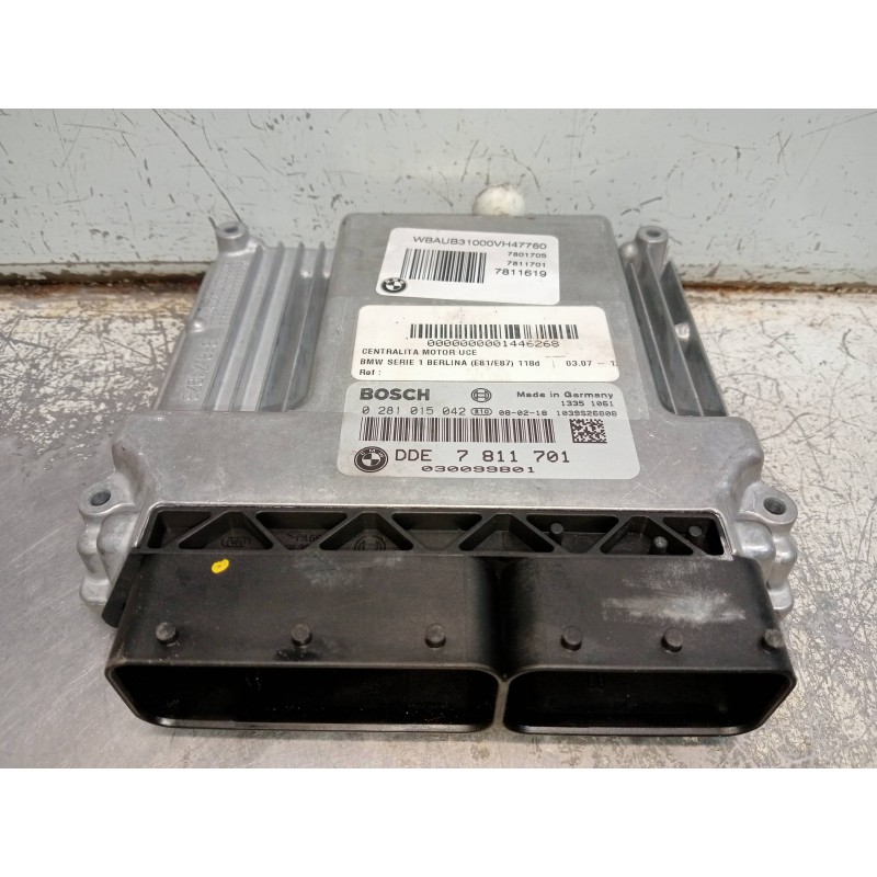 Recambio de centralita motor uce para bmw serie 1 berlina (e81/e87) 118d referencia OEM IAM   