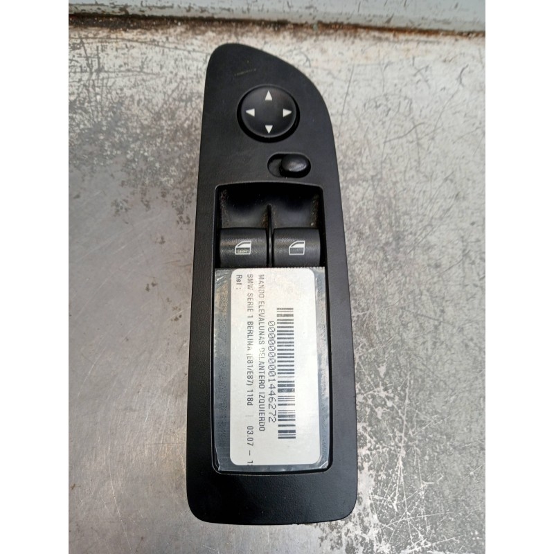 Recambio de mando elevalunas delantero izquierdo para bmw serie 1 berlina (e81/e87) 118d referencia OEM IAM 916715401  3P