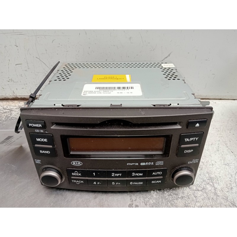 Recambio de sistema audio / radio cd para kia carens (un) concept referencia OEM IAM HN445UN 1002759 USL7201277