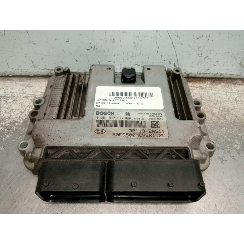 Recambio de centralita motor uce para kia cee´d emotion referencia OEM IAM 391132A511 0281017217 