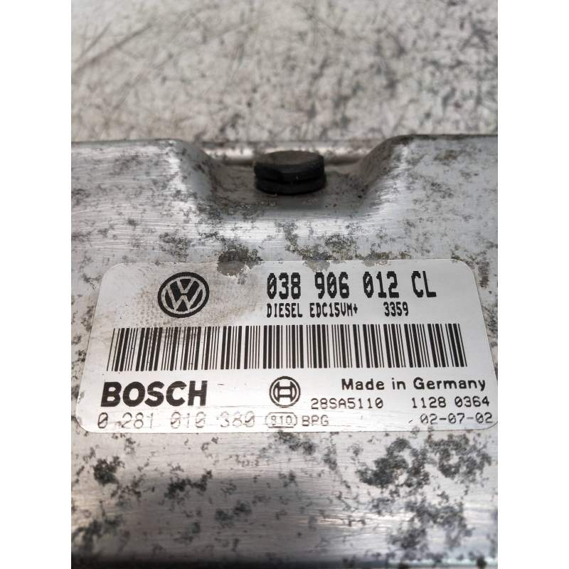 Recambio de centralita motor uce para skoda octavia combi (1u5) referencia OEM IAM 0281010380 038906012CL 
