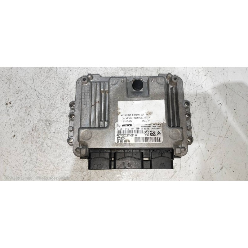 Recambio de centralita motor uce para peugeot 3008 sport pack referencia OEM IAM 0281013334 9666986680 1039S24526