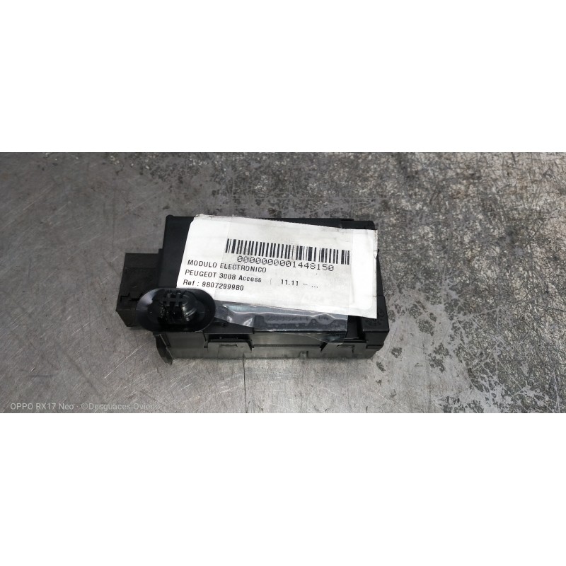 Recambio de modulo electronico para peugeot 3008 access referencia OEM IAM 9807299980  