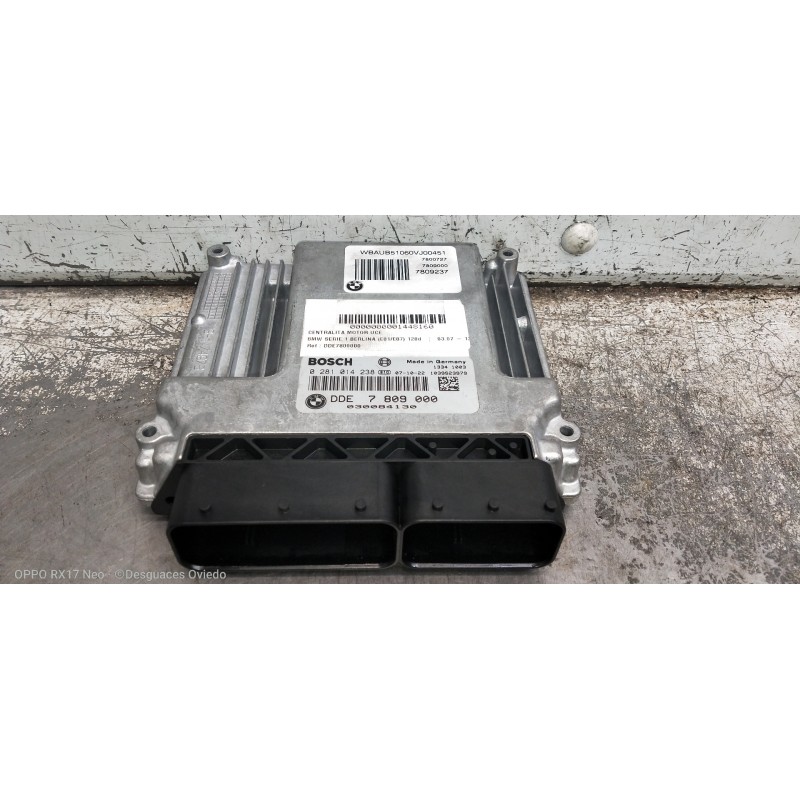 Recambio de centralita motor uce para bmw serie 1 berlina (e81/e87) 120d referencia OEM IAM DDE7809000 02811014238 030084130