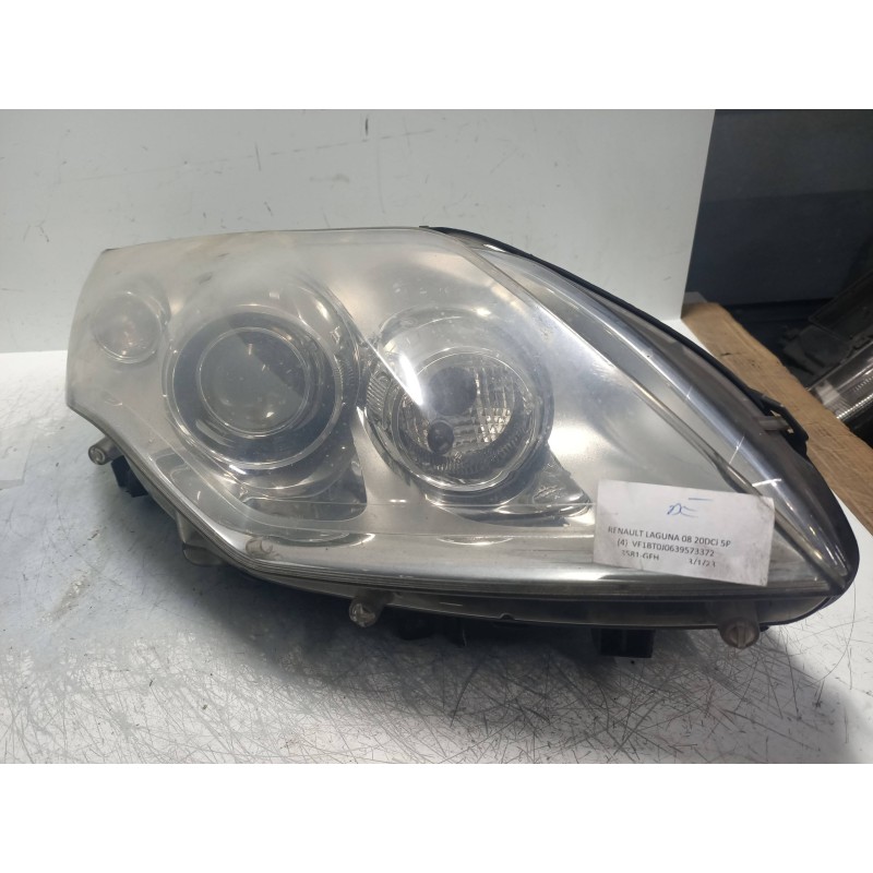 Recambio de faro derecho para renault laguna iii dynamique referencia OEM IAM 260100035R 89901837 XENON