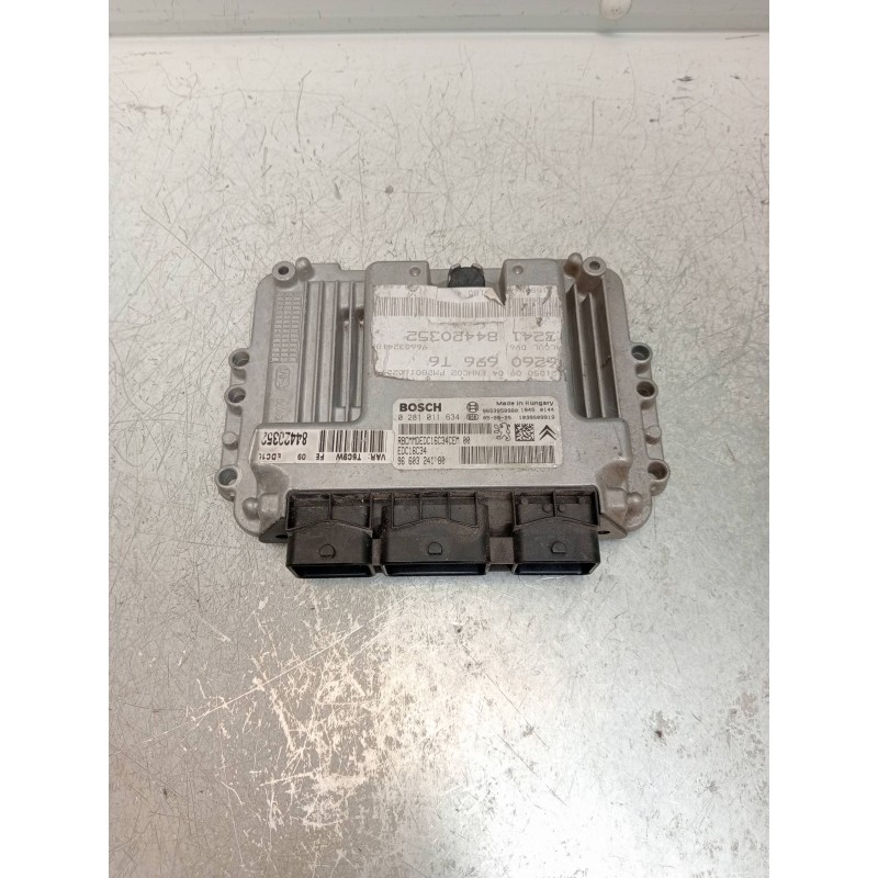 Recambio de centralita motor uce para citroen berlingo 1.6 hdi 92 multispace referencia OEM IAM 0281011634 9660324180 EDC16C34