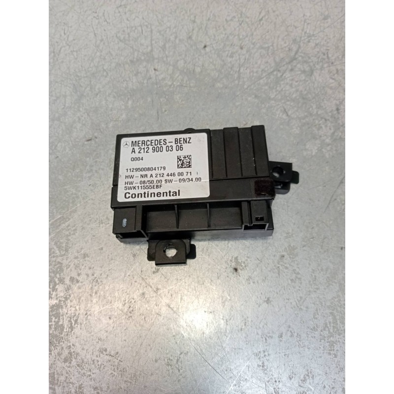 Recambio de modulo electronico para mercedes vito (w639) basic, combi 109 cdi largo (639.603) referencia OEM IAM A2129000306 5WK