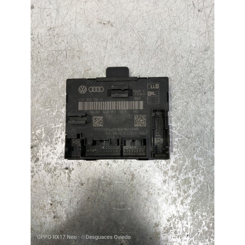 Recambio de modulo electronico para audi a6 allroad quattro (4gh) 3.0 v6 24v tdi referencia OEM IAM 4G8959792F 4G8959792F 