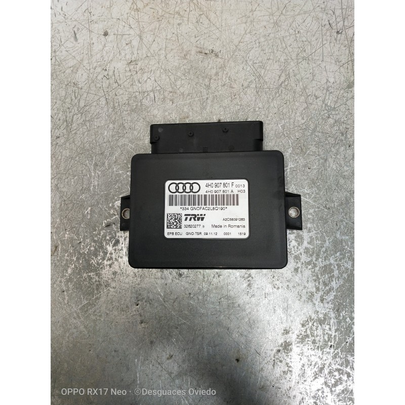 Recambio de modulo electronico para audi a6 allroad quattro (4gh) 3.0 v6 24v tdi referencia OEM IAM 4H0907801F 32620277 A2C58091