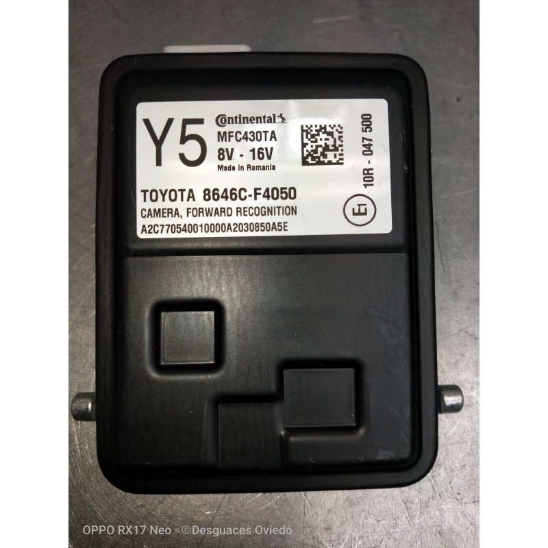 Recambio de modulo electronico para toyota c-hr hybrid style plus referencia OEM IAM 8646CF4050 MFC430TA CAMARA DELANTERA