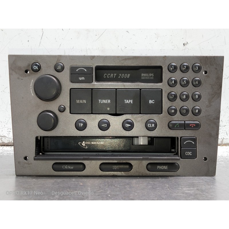 Recambio de sistema audio / radio cd para opel vectra c berlina club referencia OEM IAM 330886636 13150752 