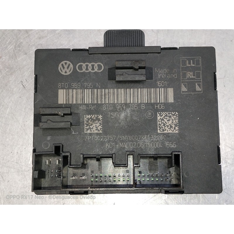 Recambio de modulo electronico para audi a4 ber. (b8) 2.0 16v tdi referencia OEM IAM 8T0959795N TRASERO IZQUIERDA