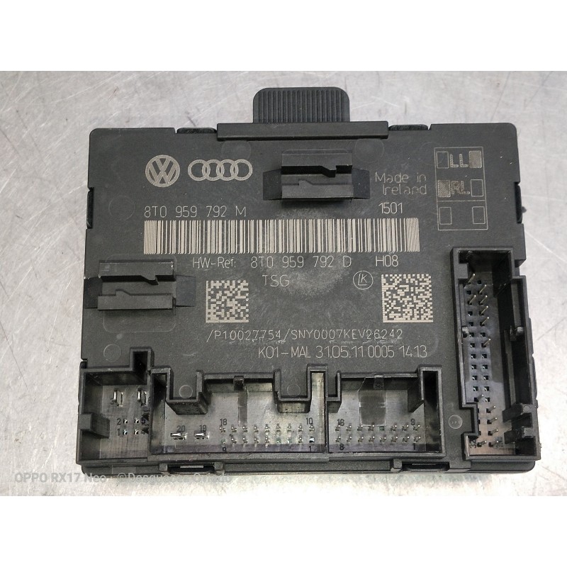 Recambio de modulo electronico para audi a4 ber. (b8) 2.0 16v tdi referencia OEM IAM 8T0959792M DELANTERO DERECHO